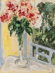 Vase De Fleurs La Fentre Marc Chagall 1887 1985 Chagall Paintings Marc Chagall Flower Painting