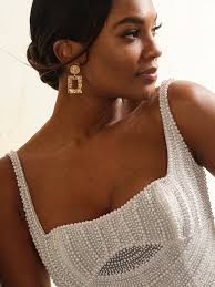 Danica Luxe Danica Pearl Basque Waist Wedding Gown