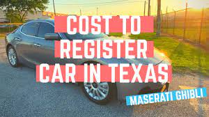 The texas dmv will issue an updated registration sticker for the new vehicle. How Much To Register Car In Texas Youtube