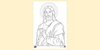 Or grab these free printable books of the bible bookmarks. Free Printable Jesus Colouring Page Colouring Sheets