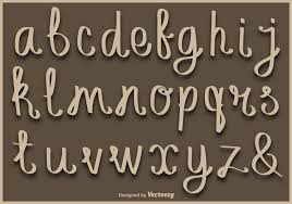 The population of hot subdwarf stars studied with gaia. Lowercase Handwritten Letters Vector Alphabet 126621 Vector Art At Vecteezy
