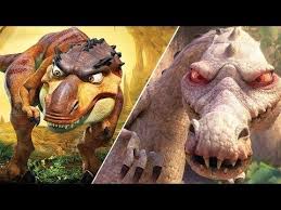 Ice Age 3 Dawn Of The Dinosaurs Rudy Vs Mama Rex Youtube Ice Age Dinosaur Videos Dinosaur