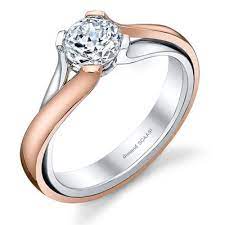 Zaya 18kt White Rose Gold New Designs Gold Ring Designs Wedding Rings Engagement Designer Engagement Rings