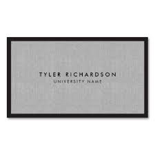 Whether you are currently in college or just graduated having your own business cards will help you in your search for jobs and internships. Professional Graduate Student Business Card Zazzle Com Student Business Cards Linen Business Cards Business Card Template