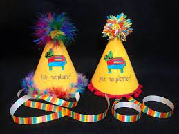 Spanish Birthday Hat Feliz Cumpleanos Etsy Birthday Hat Halloween Bags Pom Pom Topper