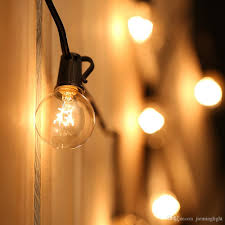Outdoor string lights from novelty lights offer you a selection of outdoor patio string light products and ideas to create stunning illumination of you patio, garden, restaurant or your next party. Outdoor Lighting Equipment Yard Garden Outdoor Living Items 100 Foot Globe Patio Outdoor String Lights 125pcs G50 G40 G30 Clear Bulbs Black