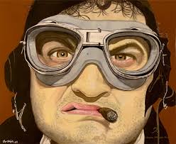 Artwork of John Belushi as Wild Bill Kelso in 1941