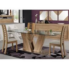 Shop for glass dining tables in dining tables. Season Glass Top 6 Seater Dining Table With Season Chairs Glass Dining Room Table Wooden Dining Table Designs Wooden Dining Table Modern