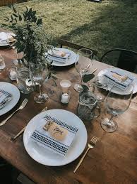 Kraft autumn bride sunflower shower party menu. Backyard 30th Birthday Dinner Party For Him Miranda Schroeder