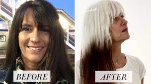 These cells pump this pigment into the hair follicles that gives hair its colour. White Hair Transformation A Year Of Growing Out My Natural Roots Allure