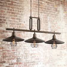 Garryton 44 Wide Bronze Kitchen Island Light Chandelier 8g601 Lamps Plus