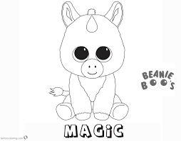 You can use our amazing online tool to color and edit the following ty beanie babies coloring pages. Unicorn Cute Beanie Boo Coloring Pages Novocom Top