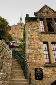 Steps To The Basilica Mont St Michel France Mont Saint Michel France Mont Sant Michel Tour Around The World