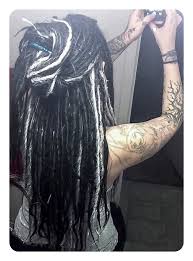 Blonde hair + mermaid tips. 108 Amazing Dreadlock Styles For Women To Express Yourself