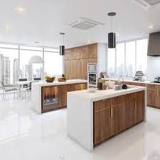 We carry quartz and acrylic solid surface countertops as well as laminate, engineered marble, and granite. Solid Surface Countertop Morning Sky Staron Kitchen Gray