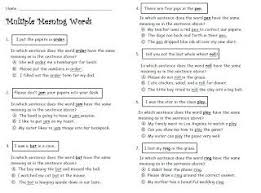 Multiple Meaning Word List 6th Grade Google Search Multiple Meaning Words Worksheet Multiple Meaning Words Multiple Meaning Words Activities