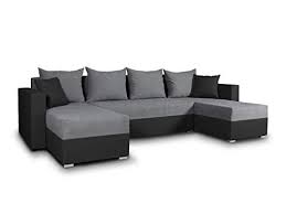 Entscheiden sie sich daher für ein eckcouch mit schlaffunktion. Couch Mit Schlaffunktion Und Bettkasten Schlafflache 268x130 Cm Kissen Enthalten Kissen Mit Reissverschluss Das Couch Mit Schlaffunktion U Couch Sofa U Form