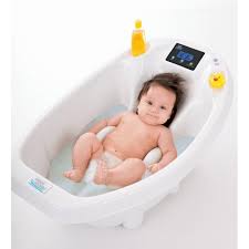 Best baby bathtub that grows with your lo : Aqua Scale Digital Baby Bath White From Www Babybabyonline Co Uk