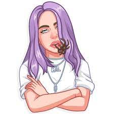 Billie Eilish Whatsapp Stickers Stickers Cloud Billie Billie Eilish Drawings Of Friends