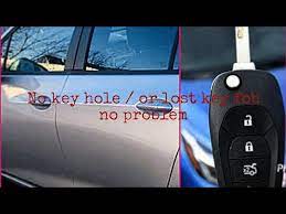 If yours is, then the process is simple. No Key Hole How To Open Door 2017 Chevy Cruze Youtube
