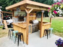 Rather than leave this grill out in the open, we're building a covering that can provide some protection. Diy Backyard Bbq Bar Novocom Top