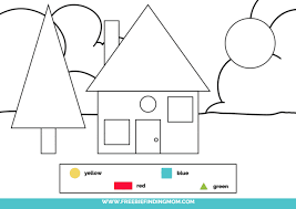 Practice writing your alphabet on the line. Printable Preschool Shapes Worksheets Freebie Finding Mom