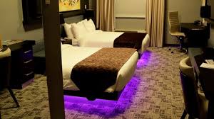 Under Bed Led Lighting At Clique Hotel At Calgary Airport Alberta Ca Picture Of Hotel Clique Calgary Airport Tripadvisor These are 3528 36w warm white. under bed led lighting at clique hotel