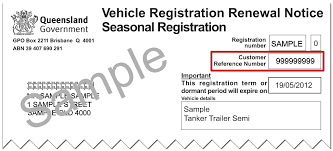 Where To Find Your Customer Reference Number Transport And Motoring Queensland Government