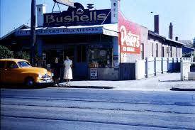 Where Was Your Local Corner Shop Or Deli Bob Byrne S Australia Remember When A Taxi In Australia In The Late 50 S Corner Shops Australia Street Scenes