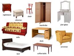 Furniture English Vocabulary Furniture Vocabulary