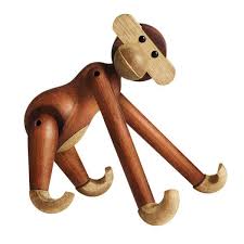 The Wooden Monkey Designed By Kay Bojesen Is A Beloved Classic Of Scandinavian Design The Monkey With Its Monkey Decorations Wooden Toys Scandinavian Design