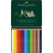 Albrecht Durer Watercolour Pencil Tin Of 24 Color laydown is buttery smooth, and blending is effortless when wet. albrecht durer watercolour pencil tin