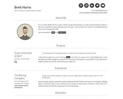 The personal profile template comes with four customizable premade color schemes. Pin On Resume Template
