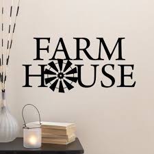 Gracie Oaks Farmhouse Wall Decal In 2021 Farmhouse Wall Decals Farm Wall Decals Decal Wall Art