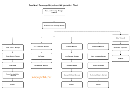 food and beverage department organization chart