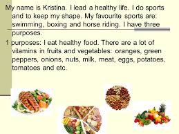 Your furry friend is definitely a member of the family. Healthy Living My Name Is Kristina I Lead A Healthy Life I Do Sports And To Keep My Shape My Favourite Sports Are Swimming Boxing And Horse Riding Ppt Download