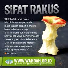 Maksud rakus dan alih bahasanya dalam bahasa inggeris. Sifat Rakus Wahdah Islamiyah
