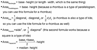 Adjust the trapezoid above by dragging any vertex and convince yourself this is so. How To Calculate The Area Of A Quadrilateral Dummies