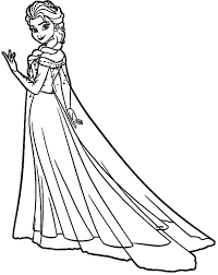 They feel comfortable, interesting, and pleasant to color. Coloring Pages Princess Elsa Printable Coloring Coloring Library