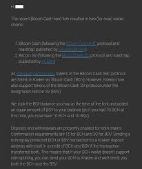 Hash rates of bitcoin sv and bch are comparable (slightly fluctuating from time to time), nothing to see here. Kraken Grants Bch Holders With Bitcoin Sv News Ihodl Com
