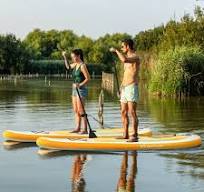 Goplus Large Inflatable SUP Board, Portable Paddle Board ...