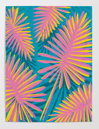 Bright Pop Art Tropical Print Poster By Modern Tropical Pop Art Posters Pop Art Patterns Bright Art