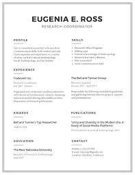 Just black and white making it printable without problems. 10 Resume Templates To Help You Get Your Next Job