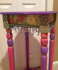 Whimsical Painted Furniture Hand Painted Furniture Table Etsy Whimsical Painted Furniture Painted Furniture Whimsical Furniture