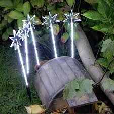 Sternenstabe Set Mit 5 Leuchtstabe Und 100 Led Die Sternenstabe Eigenen Sich Fur Die Innen Leuchtstabe Weihnachtsbeleuchtung Und Leuchten