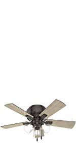 Led indoor easy install noble bronze ceiling fan with hunterexpress feature set and remote with 1,766 reviews and the hunter antero 46 in. Hunter Fan Company 99375 Hunter Indoor Ceiling Fan Universal Wall Control White Amazon Com