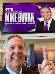 I'm excited that Mike Buddie is coming to Fort Worth and joining TCU as the  university's new Athletic Director! It's been an honor to be a part of the  search committee for