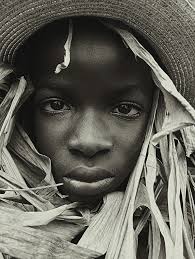 Portrait of an African Boy in Black and White · Free Stock Photo
