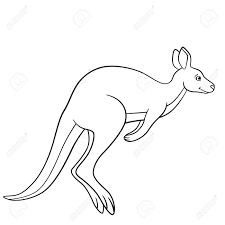 Valley road, reno, nevada 89512. Coloring Pages Little Cute Kangaroo Runs And Smiles Royalty Free Cliparts Vectors And Stock Illustration Image 112354195