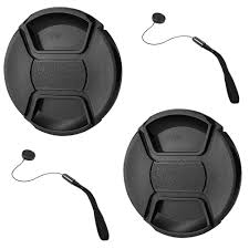 Gaoag 2 Pack 52mm Center Pinch Lens Cap For Nikon Canon Sony Dslr Camera Compatible With Nikon D3000 D3100 D3200 D3300 D5000 D5100 D5200 D5300 D5500